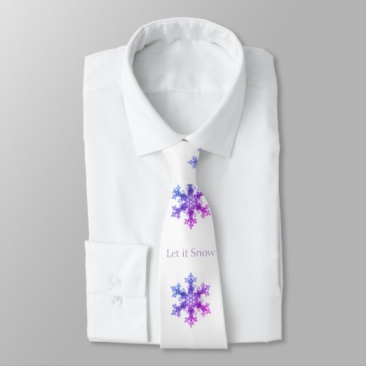 Sneeuwvlok - Laat het sneeuwen Stropdas (Gebonden)