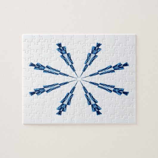 Sneeuwvlok... Legpuzzel (Horizontaal)