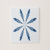 Sneeuwvlok... Legpuzzel (Verticaal)