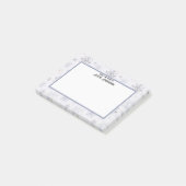 Sneeuwvlok Leuke Waterverf Van Het Bureau Van Stic Post-it® Notes (Schuin)