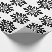 Sneeuwvlok - levensbloem cadeaupapier (Hoek)