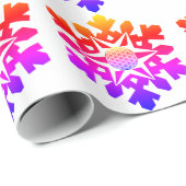 Sneeuwvlok - levensbloem cadeaupapier (Rol Hoek)