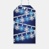 Sneeuwvlok Lichtjes Cadeaulabel (Achterkant)