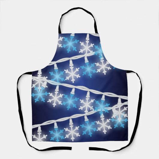 Sneeuwvlok Lichtjes Schort (Voorkant)