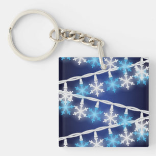 Sneeuwvlok Lichtjes Sleutelhanger