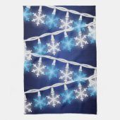 Sneeuwvlok Lichtjes Theedoek (Verticaal)