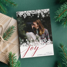 Sneeuwvlok Lijst | Moderne vakantie fotokaart