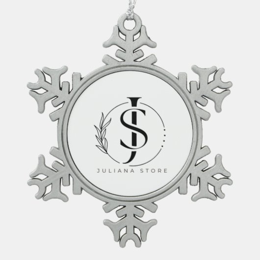 Sneeuwvlok lijst ornament (Voorkant)