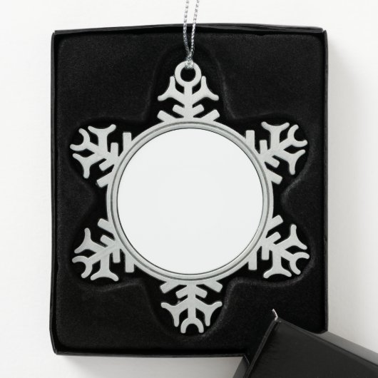 Sneeuwvlok lijst ornament (Kistje)