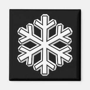 Sneeuwvlok Magneet
