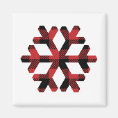 sneeuwvlok magneet (Voorkant)