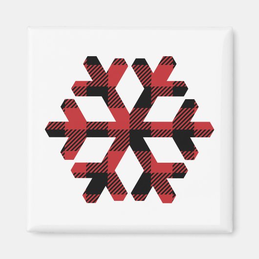 sneeuwvlok magneet (Voorkant)