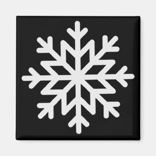 Sneeuwvlok Magneet (Voorkant)