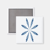 Sneeuwvlok... Magneet (Voorkant / Achterkant)