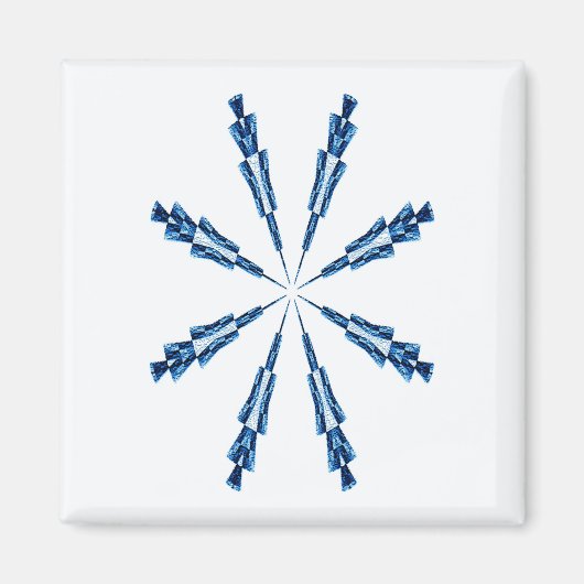 Sneeuwvlok... Magneet (Voorkant)