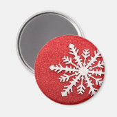 Sneeuwvlok Magneet (Voorkant / Achterkant)