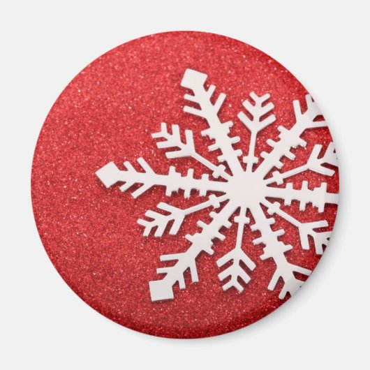 Sneeuwvlok Magneet (Voorkant)