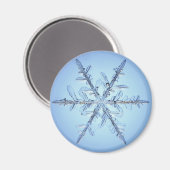 sneeuwvlok magneet (Voorkant / Achterkant)