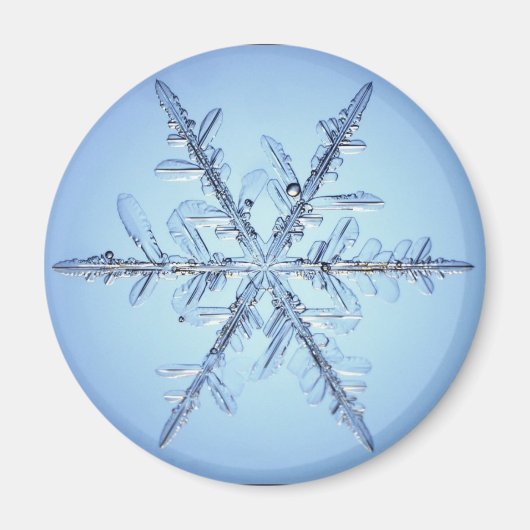 sneeuwvlok magneet (Voorkant)