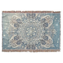 Sneeuwvlok Mandala in Frosty Hues 3