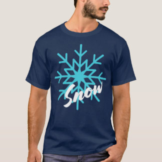 Sneeuwvlok met kerstcadeau Halloween Day Thanksgiv T-shirt