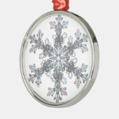 Sneeuwvlok Metalen Ornament (Links)