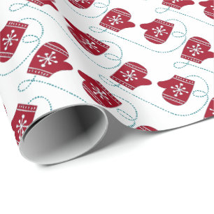 Sneeuwvlok Mutsjes Kerst Cadeau Verpakkings Papier