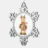 Sneeuwvlok omlijst ornament (Rechts)