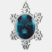 Sneeuwvlok Omlijst Ornament (Rechts)