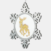 Sneeuwvlok omlijst ornament (Rechts)