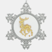 Sneeuwvlok omlijst ornament (Voorkant)