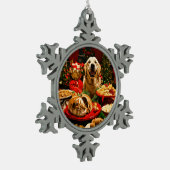 Sneeuwvlok omlijst ornament (Links)