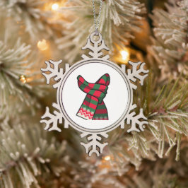 Sneeuwvlok omlijst ornament