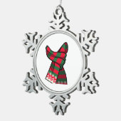 Sneeuwvlok omlijst ornament (Rechts)