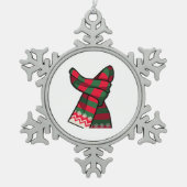 Sneeuwvlok omlijst ornament (Voorkant)