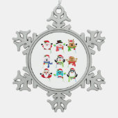 Sneeuwvlok omlijst ornament (Voorkant)