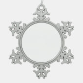 Sneeuwvlok omlijst ornament (Voorkant)