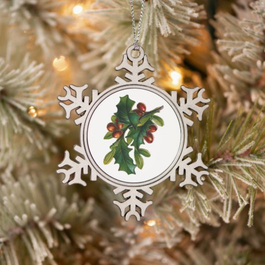 Sneeuwvlok omlijst ornament (Boom)
