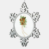 Sneeuwvlok omlijst ornament (Rechts)