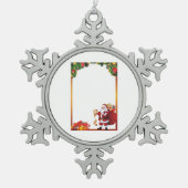 Sneeuwvlok omlijst ornament (Voorkant)