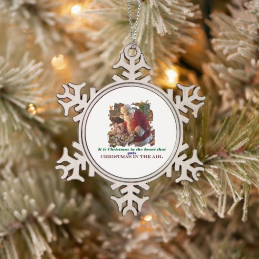 Sneeuwvlok omlijst ornament (Boom)