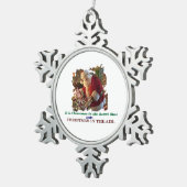 Sneeuwvlok omlijst ornament (Rechts)