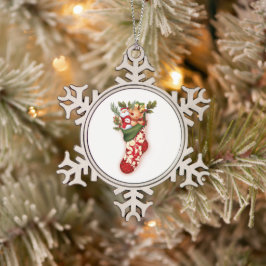 Sneeuwvlok omlijst ornament