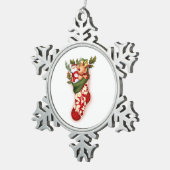 Sneeuwvlok omlijst ornament (Rechts)