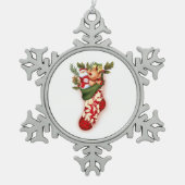 Sneeuwvlok omlijst ornament (Voorkant)
