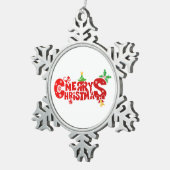 Sneeuwvlok omlijst ornament (Rechts)