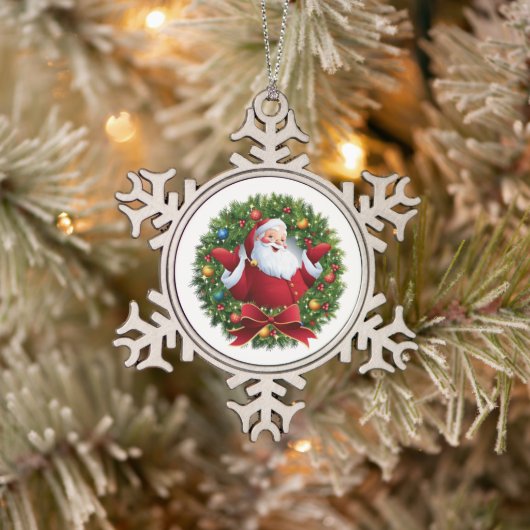 Sneeuwvlok omlijst ornament (Boom)