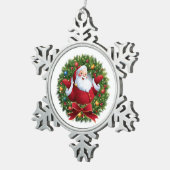 Sneeuwvlok omlijst ornament (Rechts)