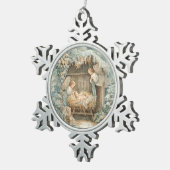 Sneeuwvlok omlijst ornament (Rechts)
