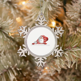 Sneeuwvlok omlijst ornament